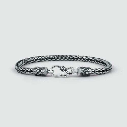 Mozef - Sterling Silver Braided Bracelet