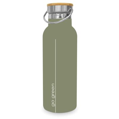 Pure Go Green Steel Bottle 0.50