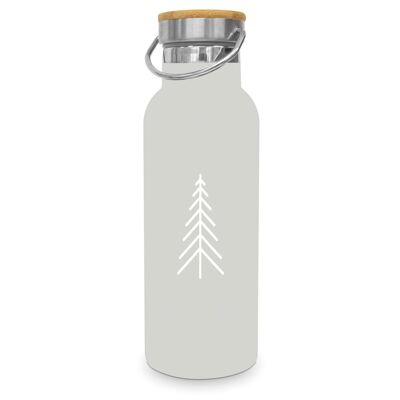 Pure Mood taupe Steel Bottle 0.50