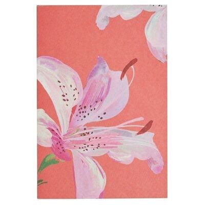 HOT GOLD FLOWERFULL CARD - PINK LILY