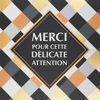 Carte black & gold - merci delicate attention 1