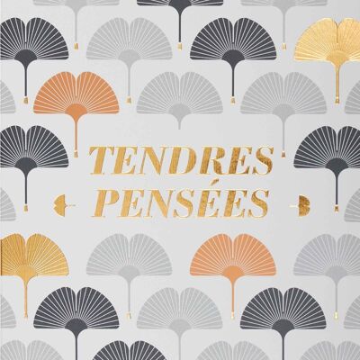 BLACK & GOLD CARD - TENDRES PENSEES
