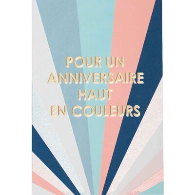 Carte pastel chic - anniversaire c3