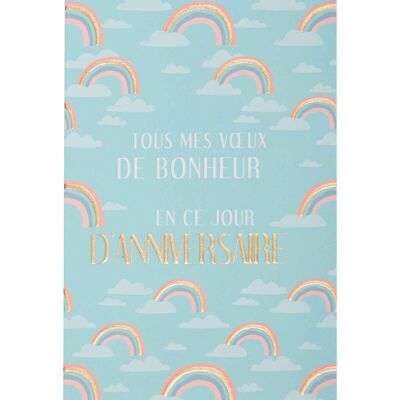CARD PASTEL CHIC - COMPLEANNO C10