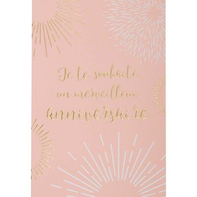 CARD PASTEL CHIC - COMPLEANNO C12