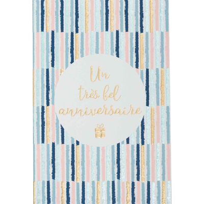 CARD PASTEL CHIC - COMPLEANNO C23
