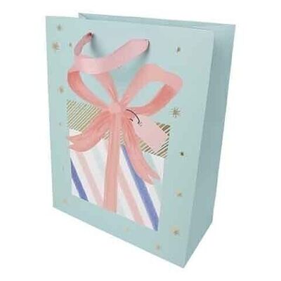 Sac cadeau grand format - pastel kdo