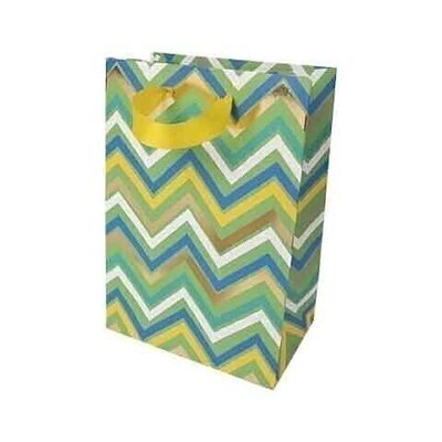 SMALL GIFT BAG - WAVES BLUE