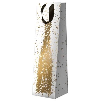 BOTTLE GIFT BAG - GOLD CHAMPAGNE