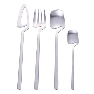 Forks - Kitchen Accessories - Miley Cutlery Set - Silver - Tableware