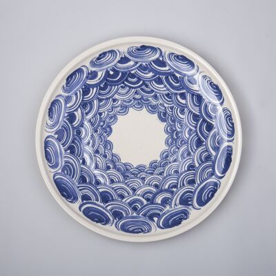 "waves" plate