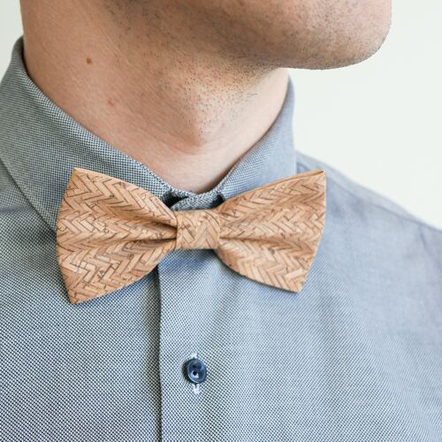 Men's Cork Bowtie, Brick