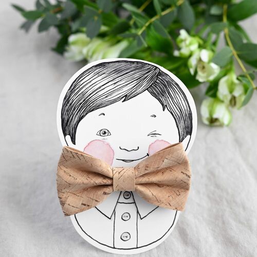 Men's Cork Bowtie, Sand