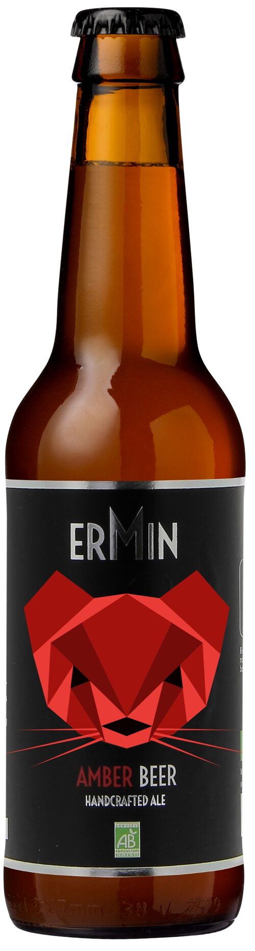 Bière Bio - ERMIN - Ambrée "Amber Ale" 33CL