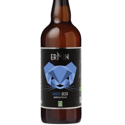 Bière Bio - ERMIN - Blanche "Witbier" 75CL