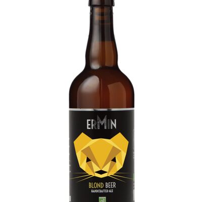 Organic beer - ERMIN - Blonde "American Pale Ale" 75CL