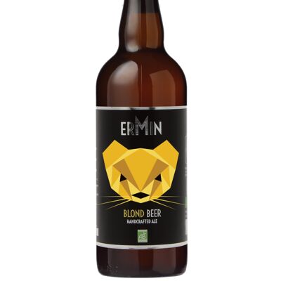 Organic beer - ERMIN - Blonde "American Pale Ale" 75CL