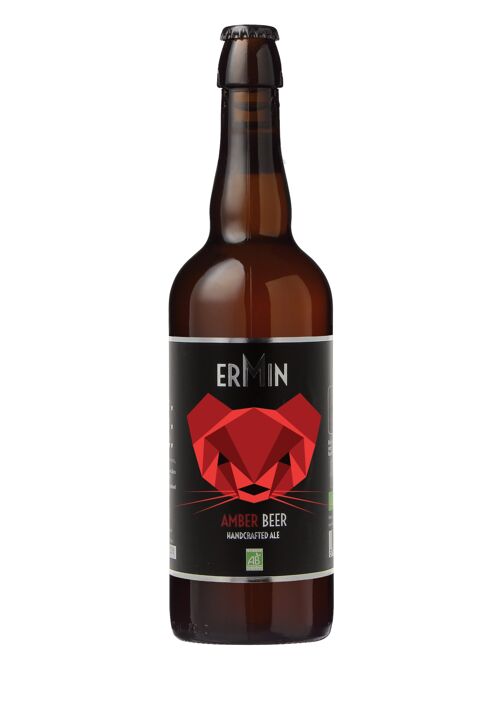 Bière Bio - ERMIN - Ambrée "Amber Ale" 75CL