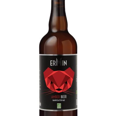 Cerveza Ecológica - ERMIN - Ámbar "Amber Ale" 75CL