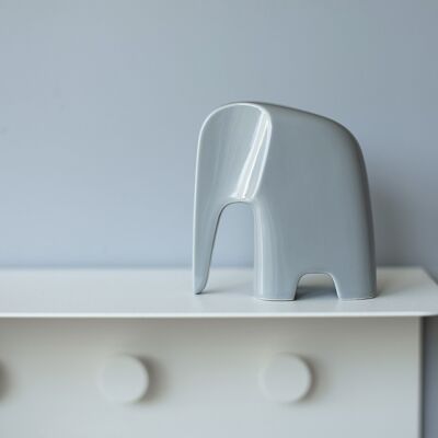 Olifant porcelain silk grey