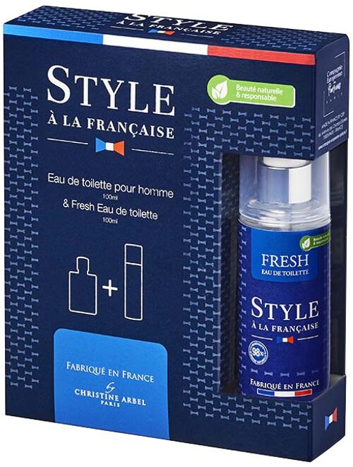 Coffret Cadeau - STYLE À LA FRANÇAISE Original - Eau de Toilette 100ml + Brume Parfumée 100ml