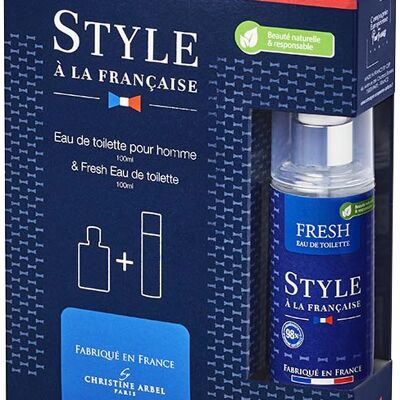 Coffret Cadeau - STYLE À LA FRANÇAISE Original - Eau de Toilette 100ml + Brume Parfumée 100ml