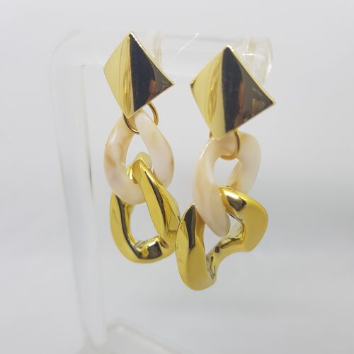 Boucles d'oreilles Ruthy - Beige