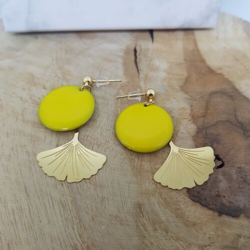 Boucles d'oreilles Keola - Jaune