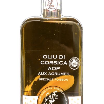Huile d'olive vierge extra corse (aop) et zestes d'agrumes corses (citron, orange amère, pomelos)