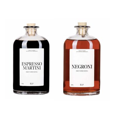 Giftbox: Negroni 50cl + Espresso Martini 50cl