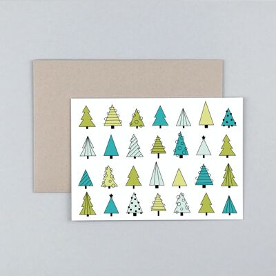 Árbol de tarjetas de Navidad Albert