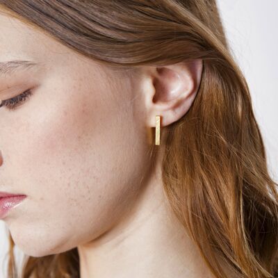 Rain Gold Earrings 2cm