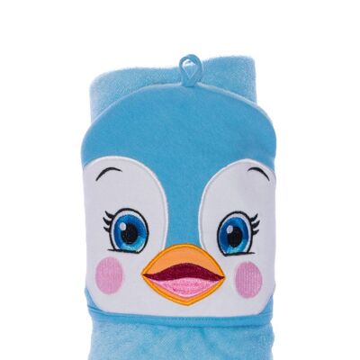 Serviette à Capuche Pingouin