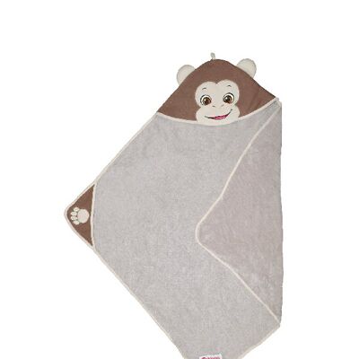 Monkey Hooded Towel