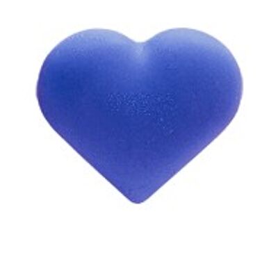 Spinny azul suave | Imán azul del corazón | Imán de la foto del refrigerador