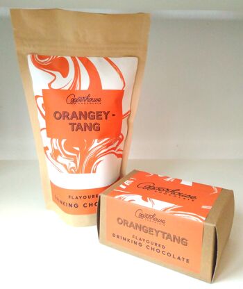 Orangeytang - Chocolat à boire aromatisé à l'orange - Boîte de 2 portions 60g 1