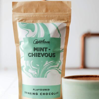 Mintchievous flavoured drinking chocolate - 220g 7 serving pouch