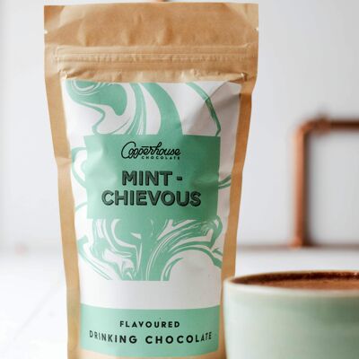 Mintchievous flavoured drinking chocolate - 220g 7 serving pouch