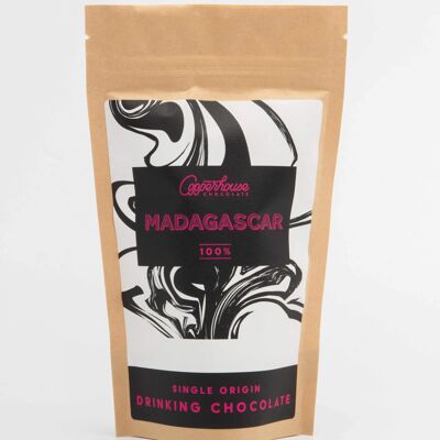 Madagascar 100% chocolate caliente de origen único - 170g bolsita de 7 porciones