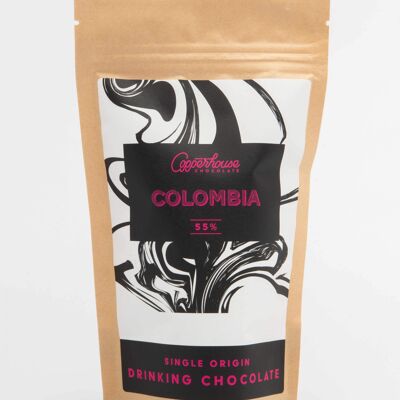 Chocolat chaud Colombie 55% d'origine unique - Boîte de 2 portions 60g