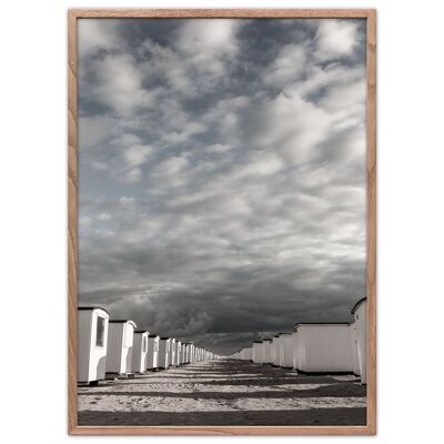 Beach Huts 50x70cm