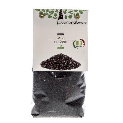 Black rice, ORGANIC 500g — Italian wholegrain rice ready in 35-40 minutes & ideal for salads or second courses