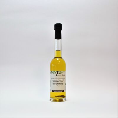 Summer truffle flavored extra-virgin olive oil, 100ml — Seasoning for all courses made with locally sourced ingredients