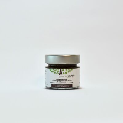 Salsa de trufa de verano 80 g: salsa de trufa de verano negra y setas elaborada con ingredientes locales de los Apeninos del centro y sur de Italia, para usar como una alternativa fácil a las salsas para pasta, los untables para pizza y otros condimentos.