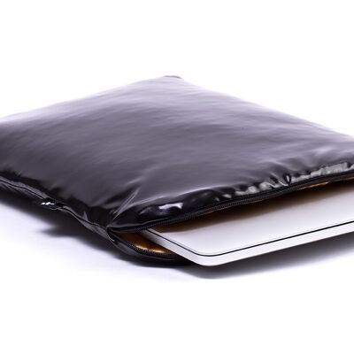 Black Macbook Sleeve - Black Dahlia - 11 inch