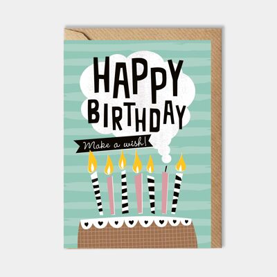 Birthday card - make a wish