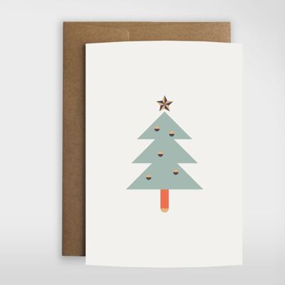 Greeting card "Christmas tree"