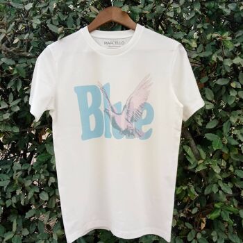 T-shirt ivoire Blue dove 2XS 2S 3