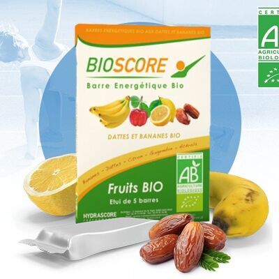 BIOSCORE barre énergétique bio Bananes