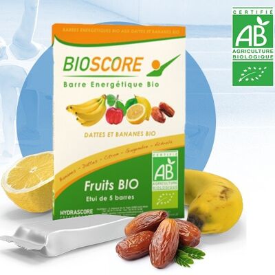 BIOSCORE barre énergétique bio Bananes